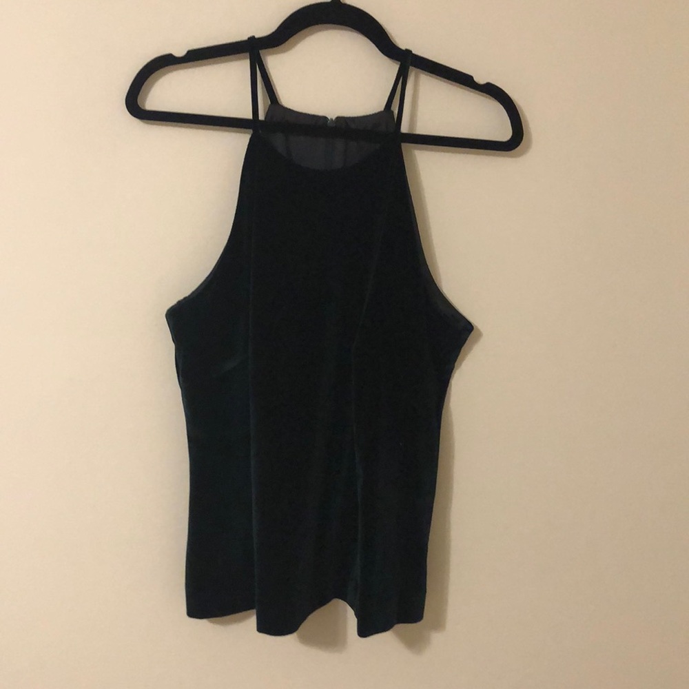 velvet vintage halter top